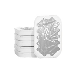 LC浴廁版PLUS垃圾桶-6入半透明款專用垃圾袋PLUS