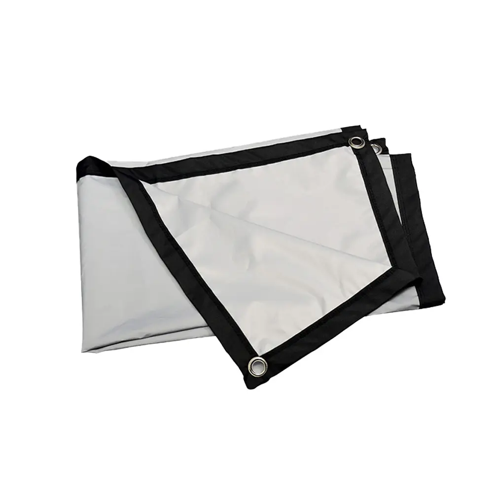 72吋 投影布幕 黑邊掛勾款