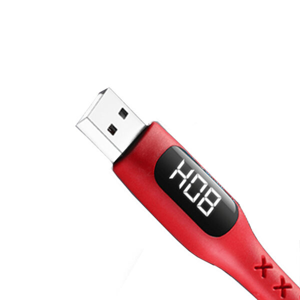 3C配件定時顯示屏充電線