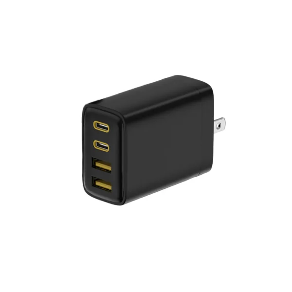 【LC科技】四孔氮化鎵45W摺疊氮化鎵快充充電器