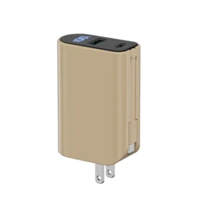 【LC科技】五合一可旋轉數顯行動電源 Lightning/Type-C