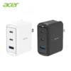 【Acer 宏碁】70W 氮化鎵GaN USB-C 三孔PD快速充電器/電源供應器(2C1A)